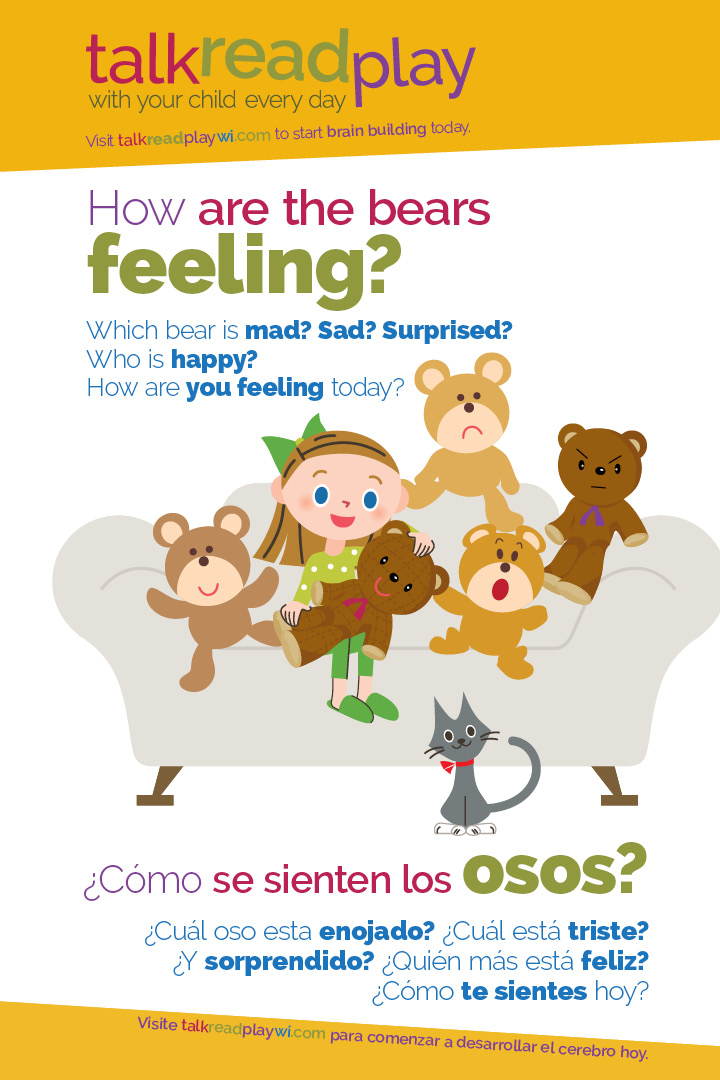 bears feelings poster