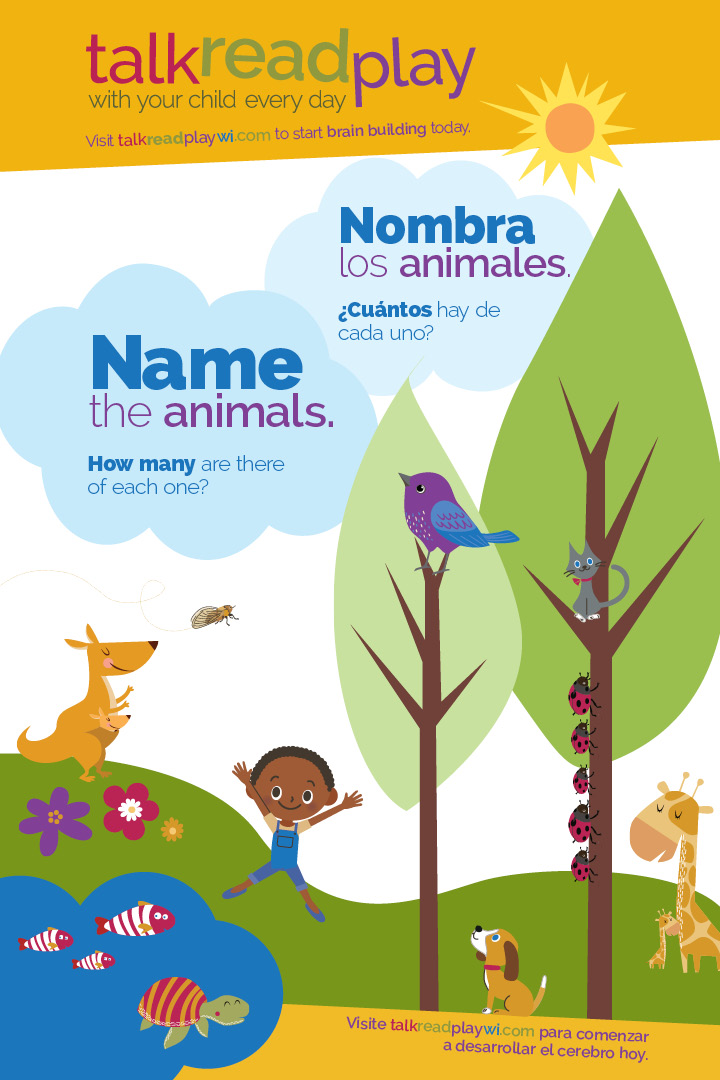 name animals poster